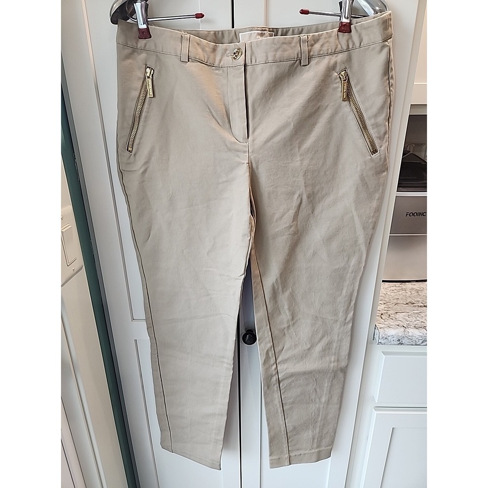 MICHAEL KORS KHAKI WOMEN'S PANTS  Sz‎ 10